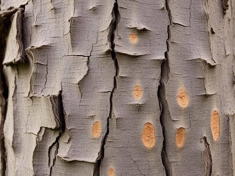 Close-up of ash tree bark